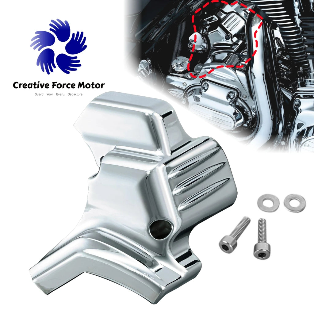 Engine Starter Cover Motorcycle Parts Decorate For Harley Touring Electra Glide CVO Road King Street Glide Trikes FLRT 2007-2016