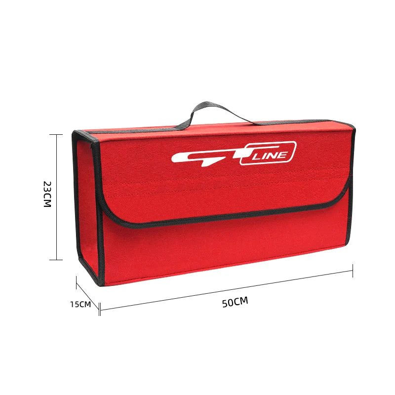 Car Trunk Organizer Box Large Capacity Folding Storage Bag For KIA GT Line Sorento Niro EV9 Sportage Cerato EV6 Forte Stonic Cee