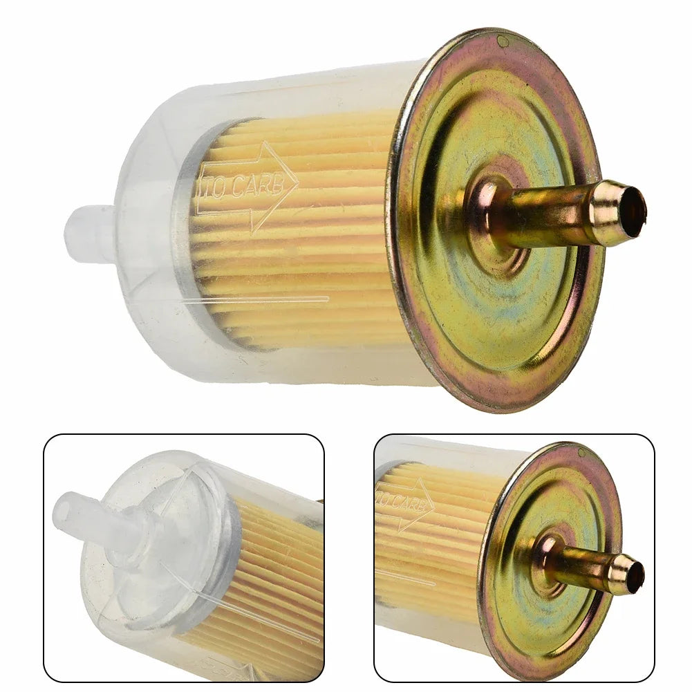 Universal Fuel Filter for Gasoline Diesel, Fuel Filter for RV Truck Car Motorcycle Scooter Garden Tools, Durable Replacement