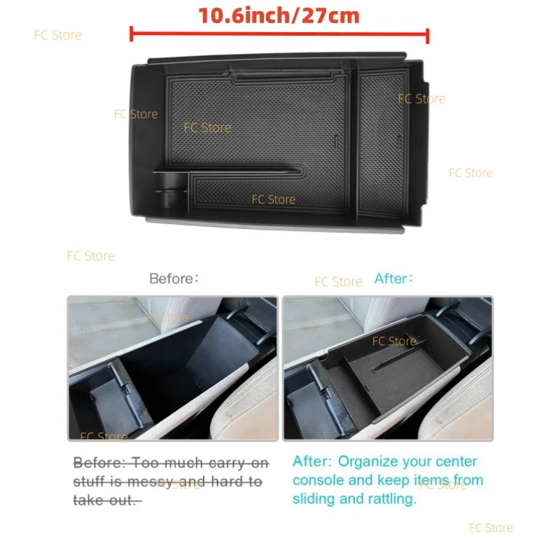 For Kia K5 2025 Center Console Organizer Tray Middle Console Organizer For 2025 K5 GT-Line GT EX LXS Accessories Armrest Storage