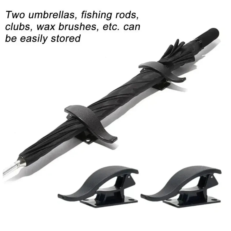 Car Seat Back Hook Multi-purpose Trunk Umbrella Mount Holder Car Umbrella Storage Organizer Holders Universal Car Accessory 2Pcs