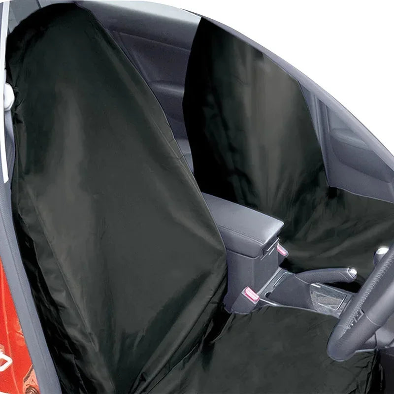 Universal Car Seat Cover Waterproof Dustproof Oxford Fabric with Repair Pull Cargo for SUV Truck Vehicle Protection Durable