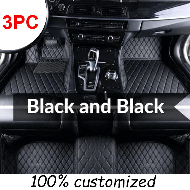 Car Floor Mats For Mazda2 Mazda 2 Demio  DJ DL 2015~2022 Leather Mat Rugs Carpets Interior Parts Car Accessories