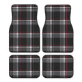 Car Floor Mats 4 Pcs Universal Front and Rear Foot Mats with Non-Slip Rubber Backing Auto Accessories Decor All Weather