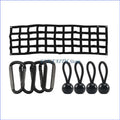 124B Tailgate Net for Pickup Truck Bed Universal All Weather Use Netting Black