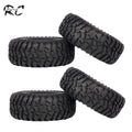 1Set 1.9 Inch Rubber Tyre 114*42mm Wheel Tires for 1/10 RC Car Crawler Axial TRX4 SCX10 90046 D90 TF2 Capra YIKONG LCG Part
