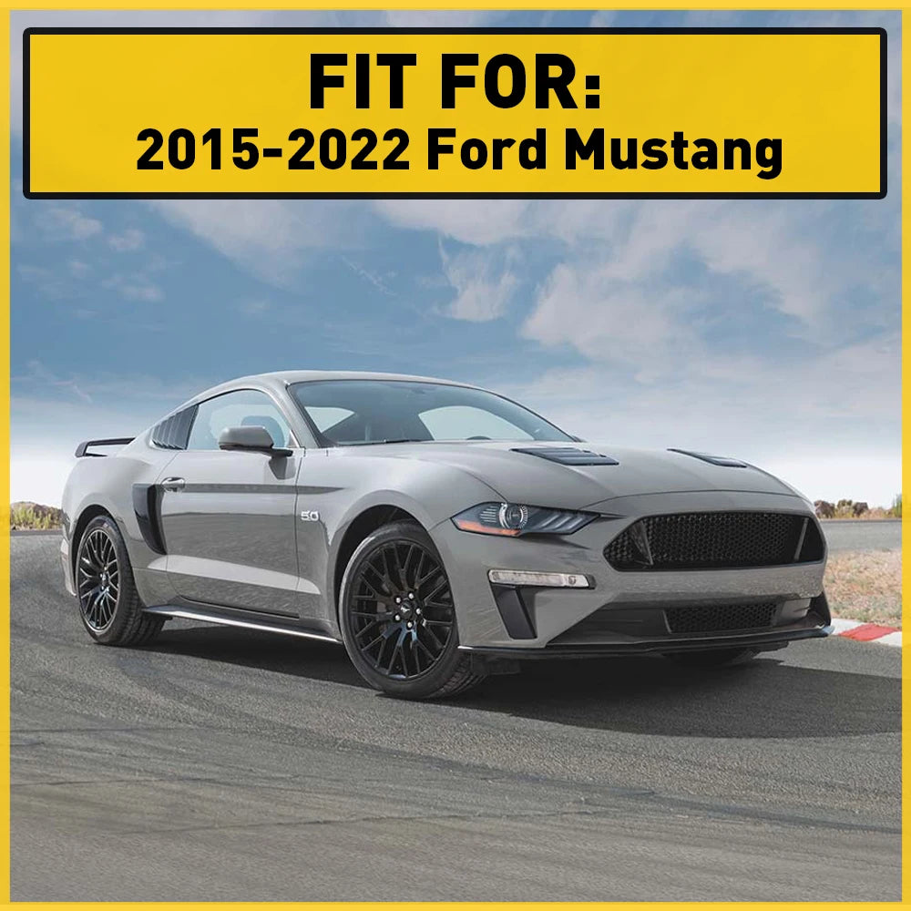 For Ford Mustang 2015 2016 2017 2018 2019 2020 2021 2022 Car Interior Water Cup Holder Cover Decoration Accessories Carbon Fiber