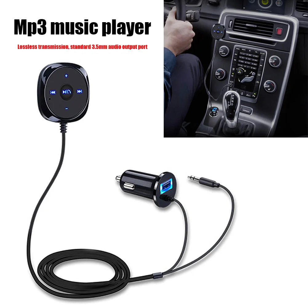 Car Bluetooth-compatible Audio Receiver Wireless Bluetooth-compatible Music Receiver for Car Stereo with AUX IN Auto Accessories
