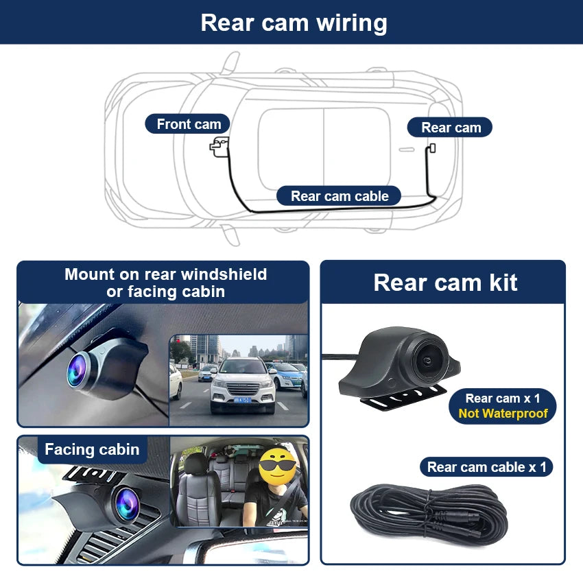 Dash Cam for Volvo XC60 2014 2015 2016 2017, HESHECAM 4K 2160P Car DVR WIFI Video Recorder Car Camera,Easy Install, Night Vision