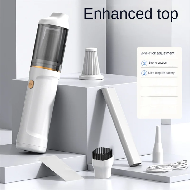 ABKJ-Cordless Car Vacuum Cleaner Cordless Handheld Car Vacuum Cleaner Household Car Dual-Purpose Mini Vacuum Cleaner