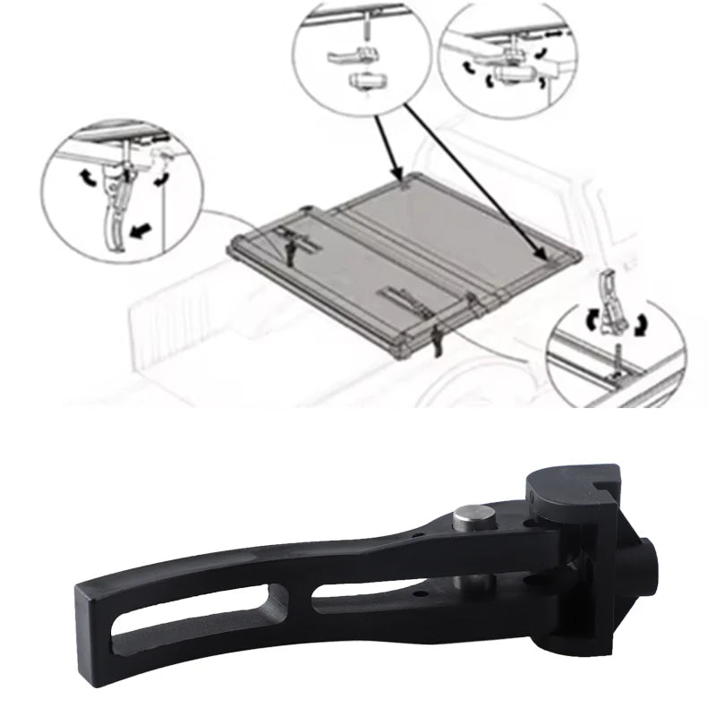 Universal Replacement Parts for Hard Tri-Fold Tonneau Cover Pickup Truck Cargo Cover Fixing Kit