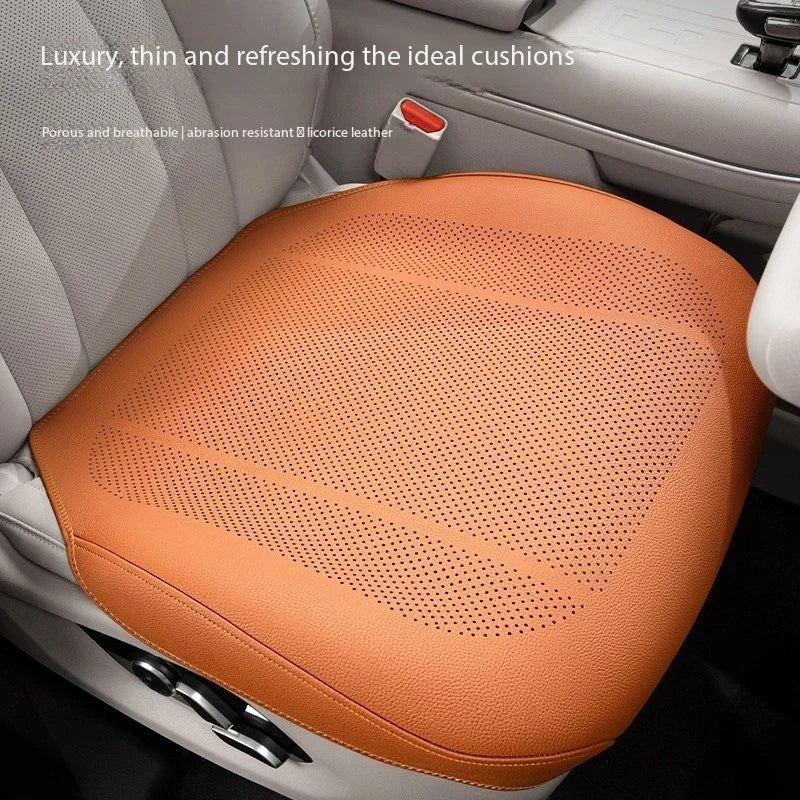 Soft Leather Car Seat Cover, Luxury Breathable Front Seat Protector Cushion For Volvo XC40 XC60 XC90 S90 V90CC S60 V60CC V40 S80