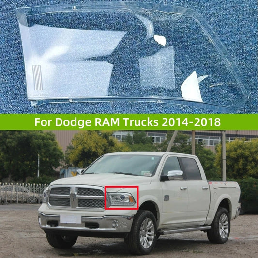 For Dodge RAM Trucks 2014 2015 2016 2017 2018 Car Accsesories Transparent PC Material Headlights Lens