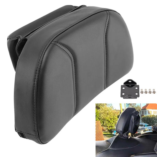 Motorcycle Accessories For Harley Chopper Touring For Honda For Suzuki Driver Backrest Mount Kit With Storage Pouch