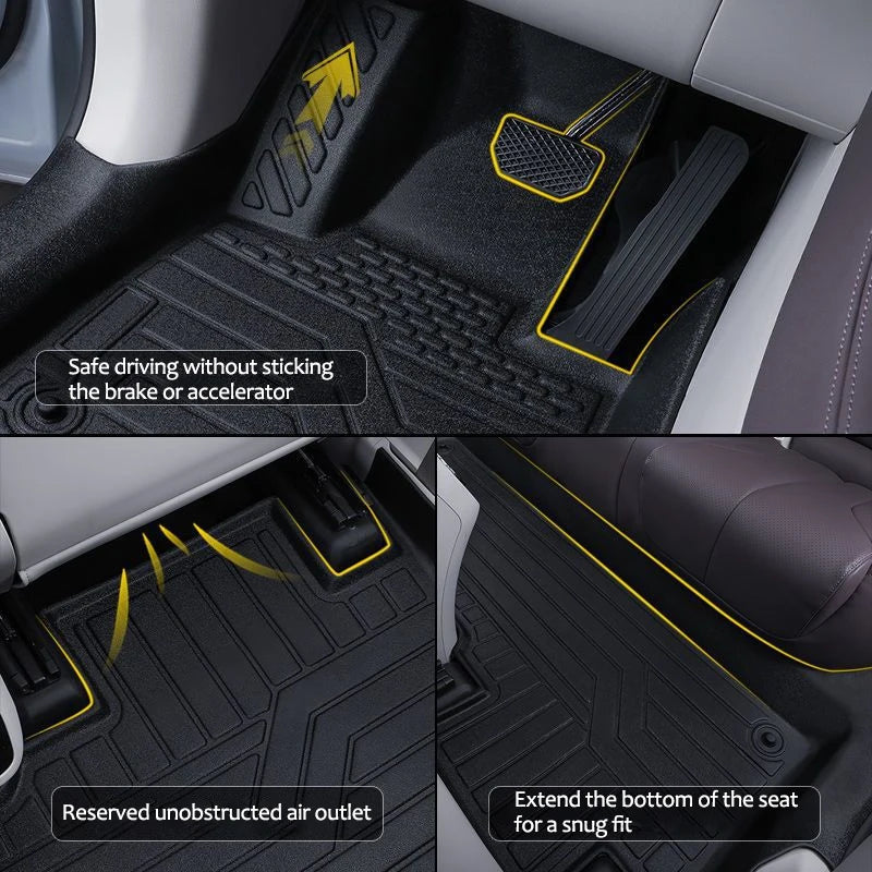 Car Floor Mats For MG ZS Hybrid+ ZS PRO MK2 2025 2026 2027 5seat Waterproof Pad Left Hand Driver Rug Foot Cover Auto Accessories