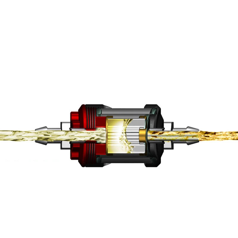 Motorcycle Fuel Gasoline Filter Strong Magnetic Large Flow Universal For Honda Yamaha Kawasaki Suzuki Below 600cc