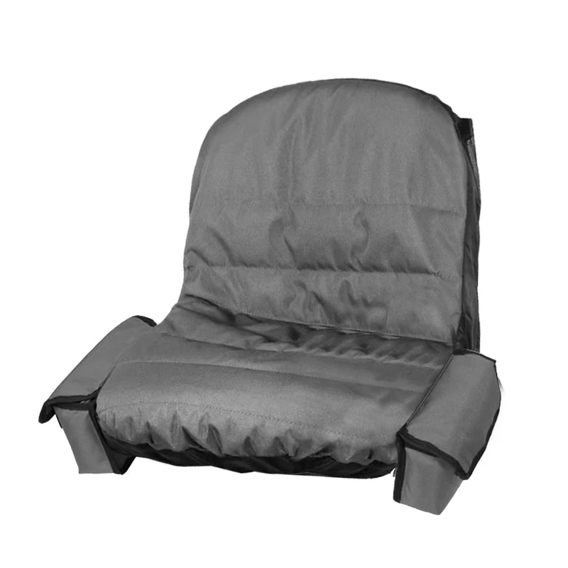 Riding mower seat cover with two storage bags, 600D Oxford Tractor Seat protection tractor seat cover fits most mowers