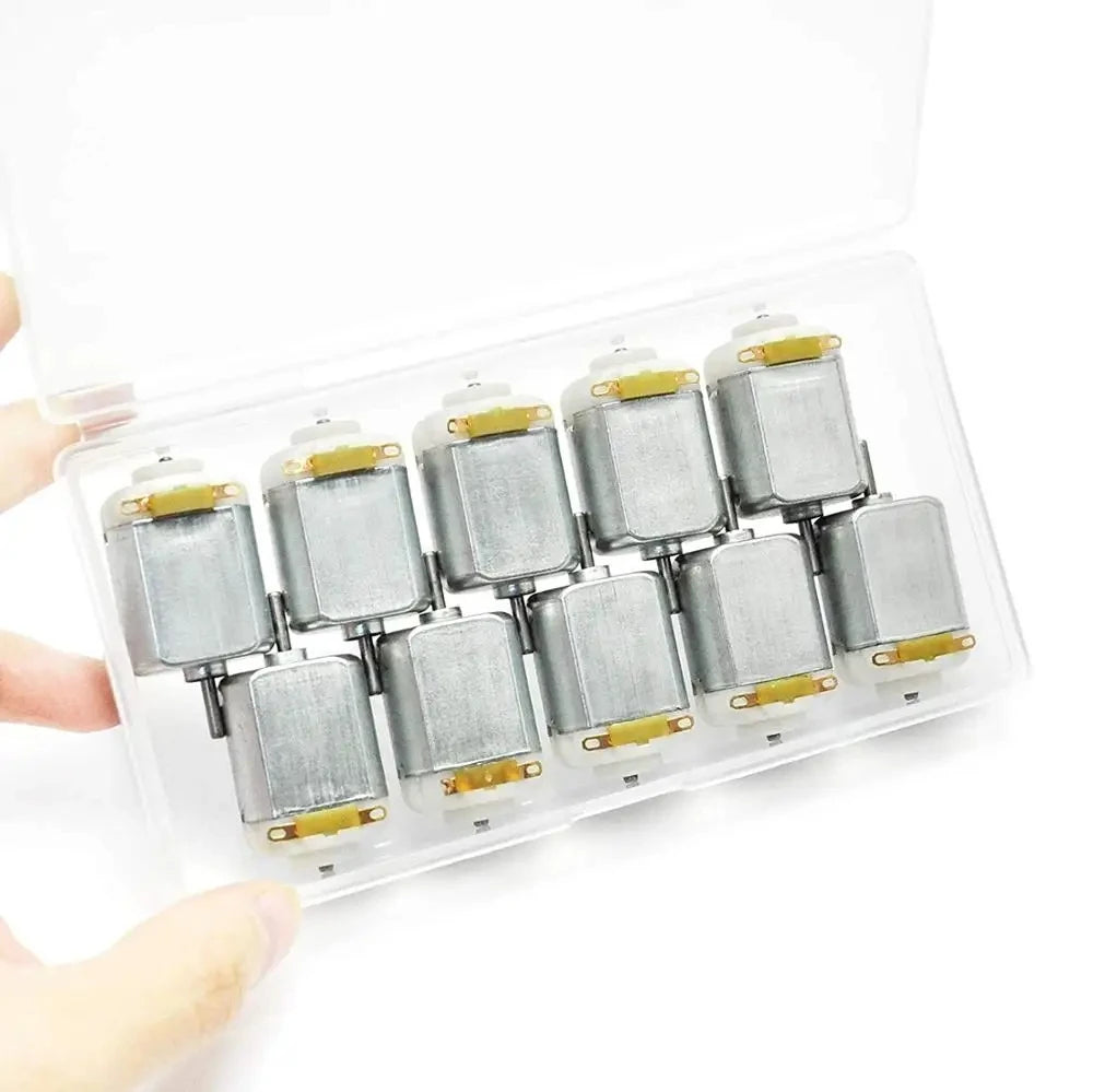 10Pcs 130 Micro DC Motor 3V-6V 8000RPM Miniature Electric motor four-wheel motor small DIY Toys Hobbies Smart Car