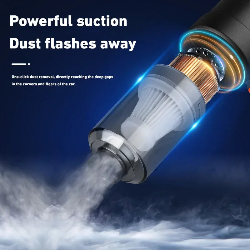 690000Pa Wireless Car Vacuum Cleaner 120W 1200mah High-power Vacuum Cordless Handheld Auto Portabale Vacuum Cleaner 2026 New