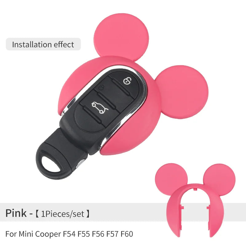Car Key Case Protector Cover For Mini Cooper S JCW F56 F60 F55 F54 F57 Countryman Clubman Car Styling Key Decorative Accessories