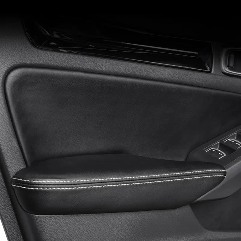 For 11th Honda Civic FE 2022 2023 Car Interior Door Trim Panel Armrest PU Leather Protection Covre，Car Decoration Accessories