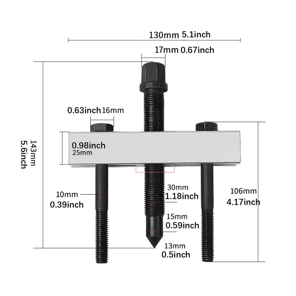 Crankshaft Pulley Puller Professional Gear Puller Bearing Remover Practical Bearing Puller for Car Truck Repair Gadgets