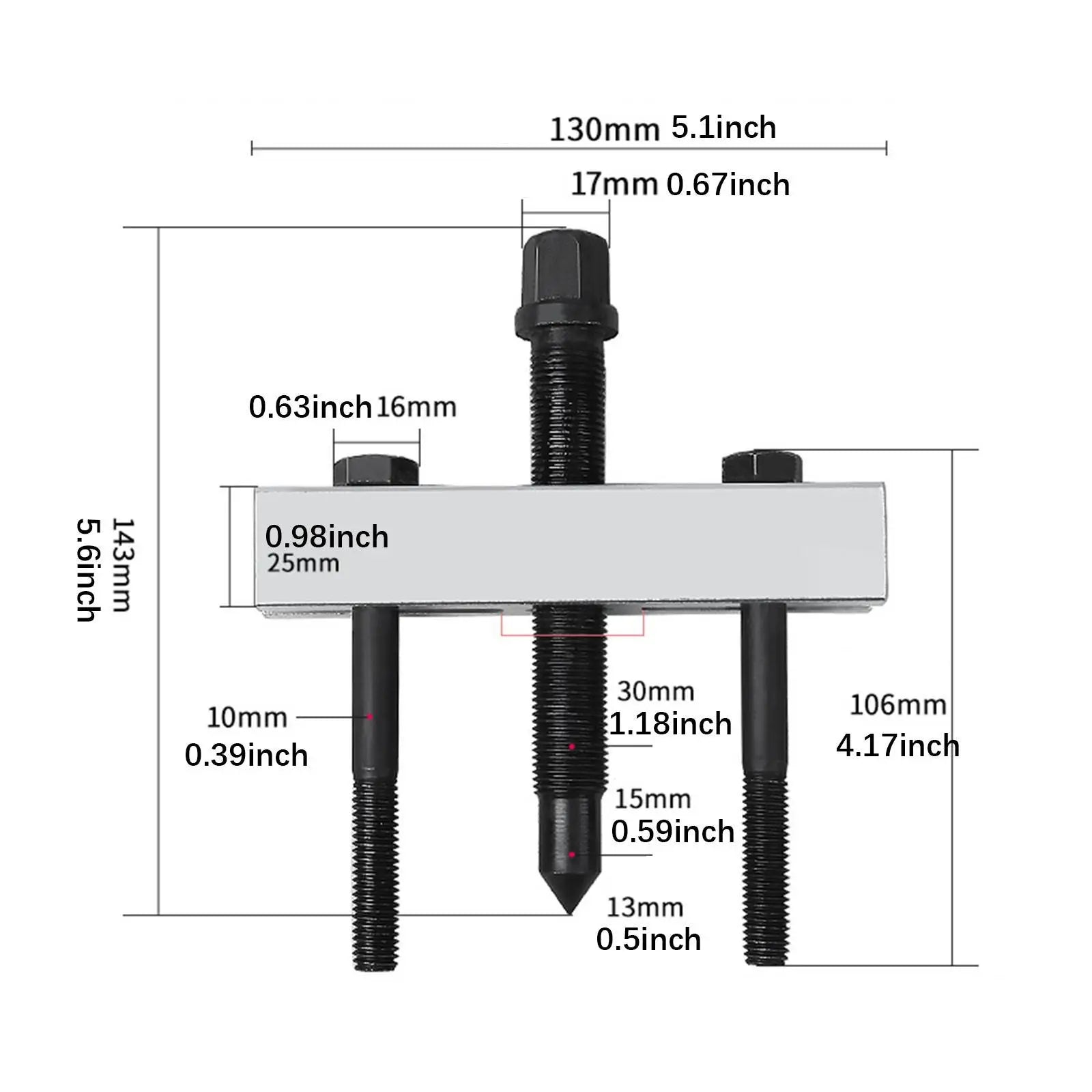 Crankshaft Pulley Puller Professional Gear Puller Bearing Remover Practical Bearing Puller for Car Truck Repair Gadgets