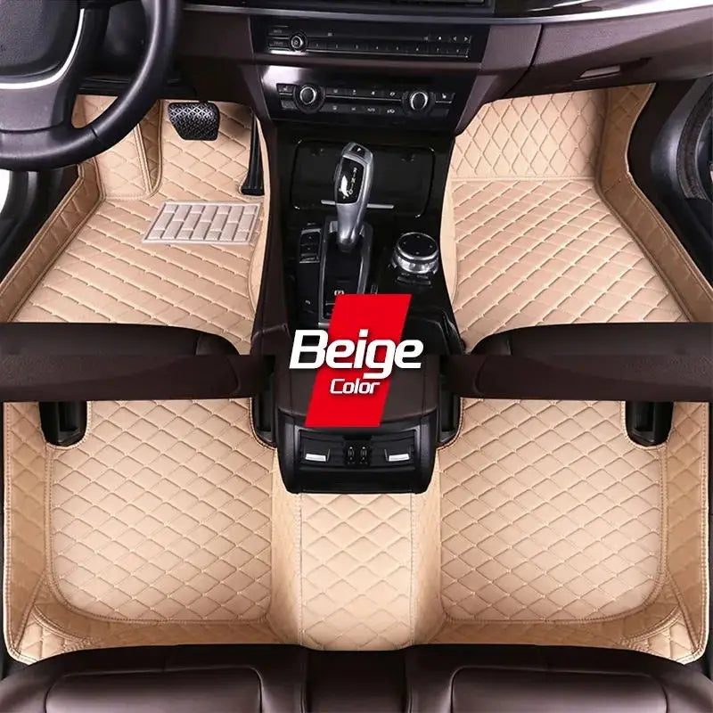 Custom Made Leather Car Floor Mats For Dacia Duster 2010 2011 2012 2013 2014 2015 2017 Carpets Rugs Foot Pads Accessories