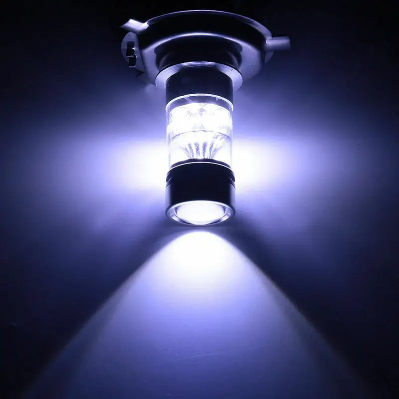 2*Car H4 8000K High/Low Beam 20-LED Fog Light Driving DRL Bulb White Lamp Fog Lamp Driving Light For Auto Car Accessory