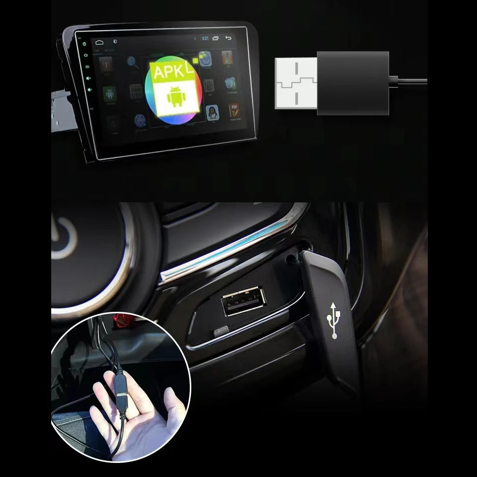 KNOWRO dash cam Double recording car dvr ADAS 1080P Hd night vision Wide Angle 140 degrees USB2.0 interface Android player only