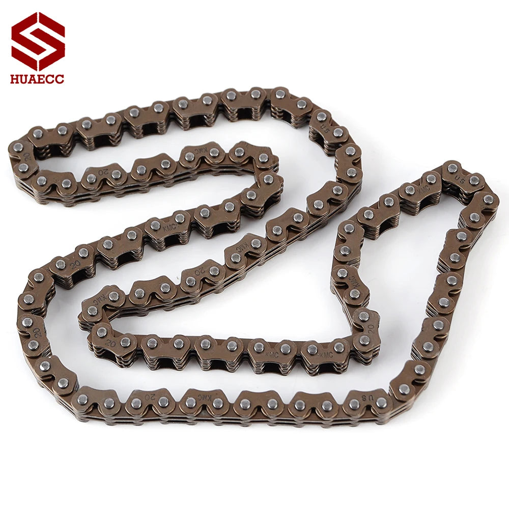 Crankshaft Cam Timing Chain for Suzuki UC125 UC150 Epicuro UH200 UH150 UH125 Burgman 12760-04B00 for Yamaha YFM300 GRIZZLY 300