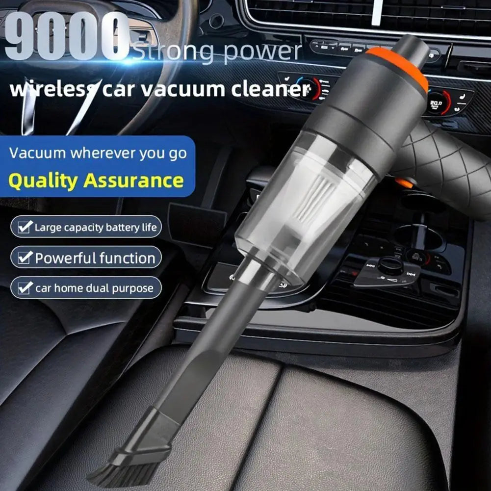 Car Vacuum Portable Cordless High-Power Wireless Car Vacuum Cleaner Handheld Compact Home And Car Vacuum With Crevice Tool