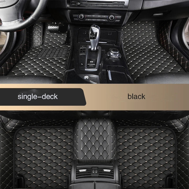 Car Floor Mats For Mazda Cx-5 2012 2013 2014 2015 2016 2017 2018 Flash Mat Leather Custom Foot Pads Automobile Carpet Car Covers