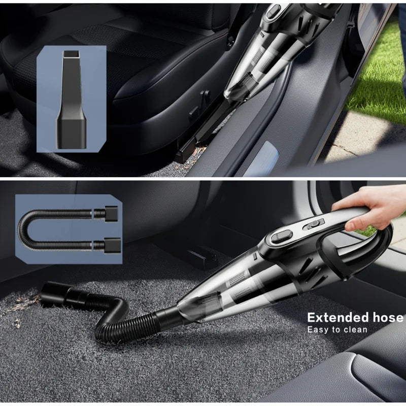 Car Wireless Vacuum Cleaner Powerful High Power High Suction Mini Handheld Car Vacuum Cleaner Household Indoor