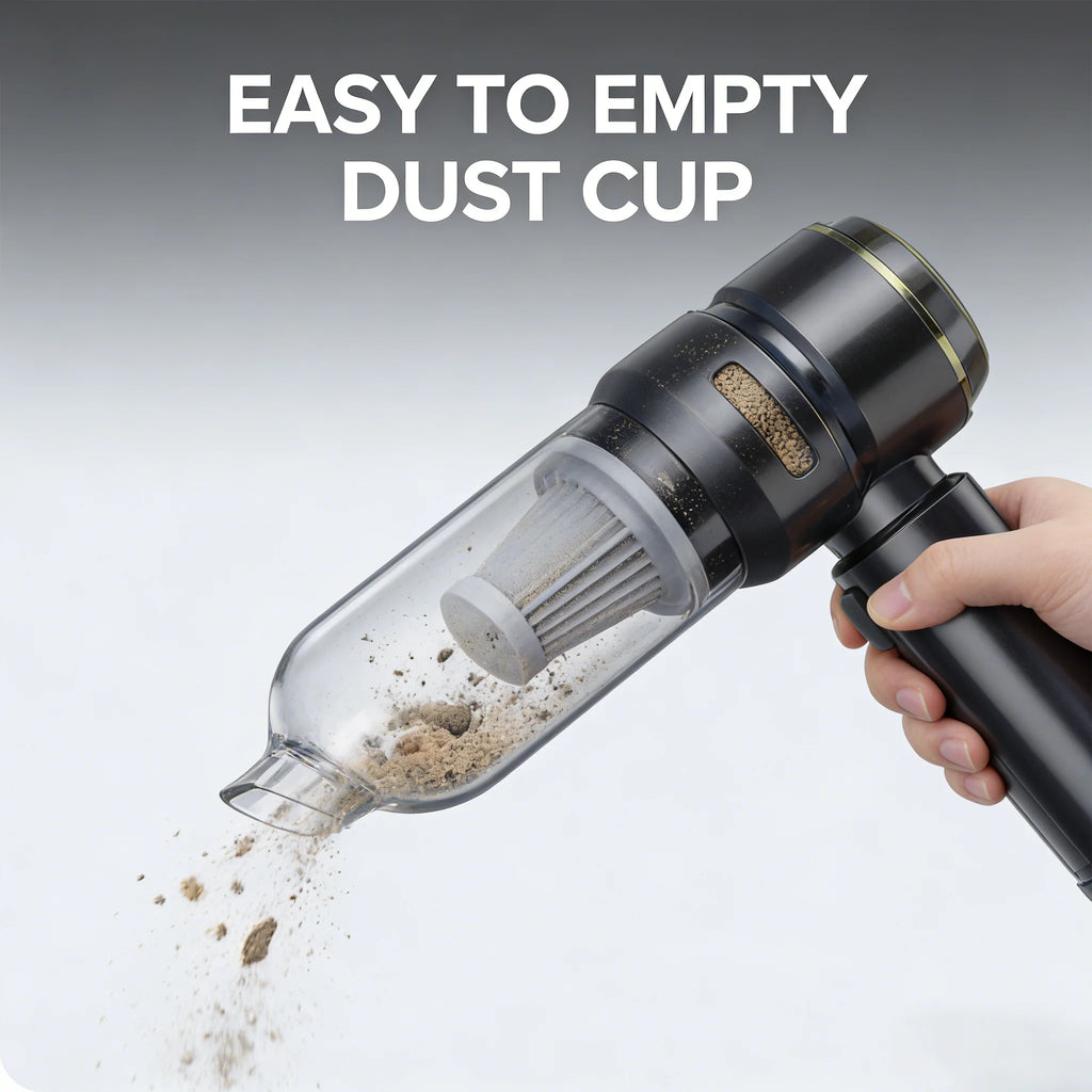 Car Wireless Vacuum Cleaner Strong Suction Handheld Wet Dry Auto Vacuum Home & Car Dual Use Mini Vacuum Cleaner Home Appliance