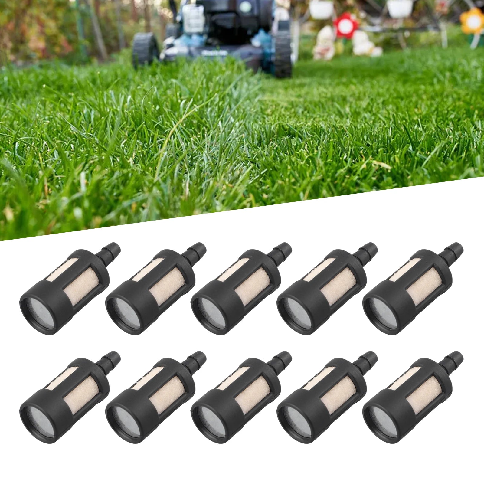 10 PCS  Fuel Filter For  Garden Machinery Grass  Trimmer Chainsaw Carburetor  Garden Tool Replacement  Fuel Filter