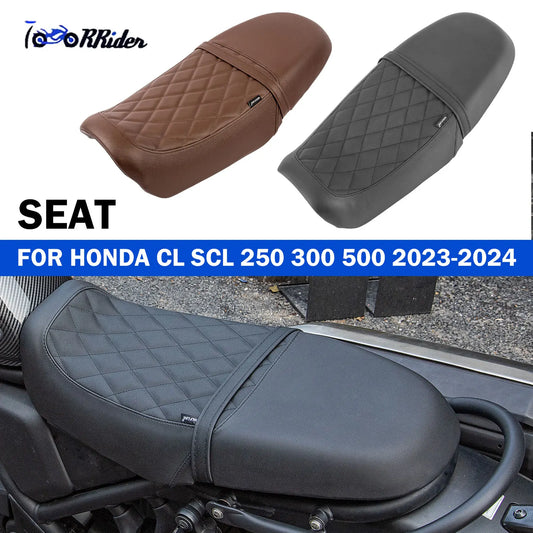 For Honda CL SCL 250 300 500 Seat 2023 2024 Motorcycle Front Driver Rear Pasenger Whole Integrated Seat Sitting Cushion