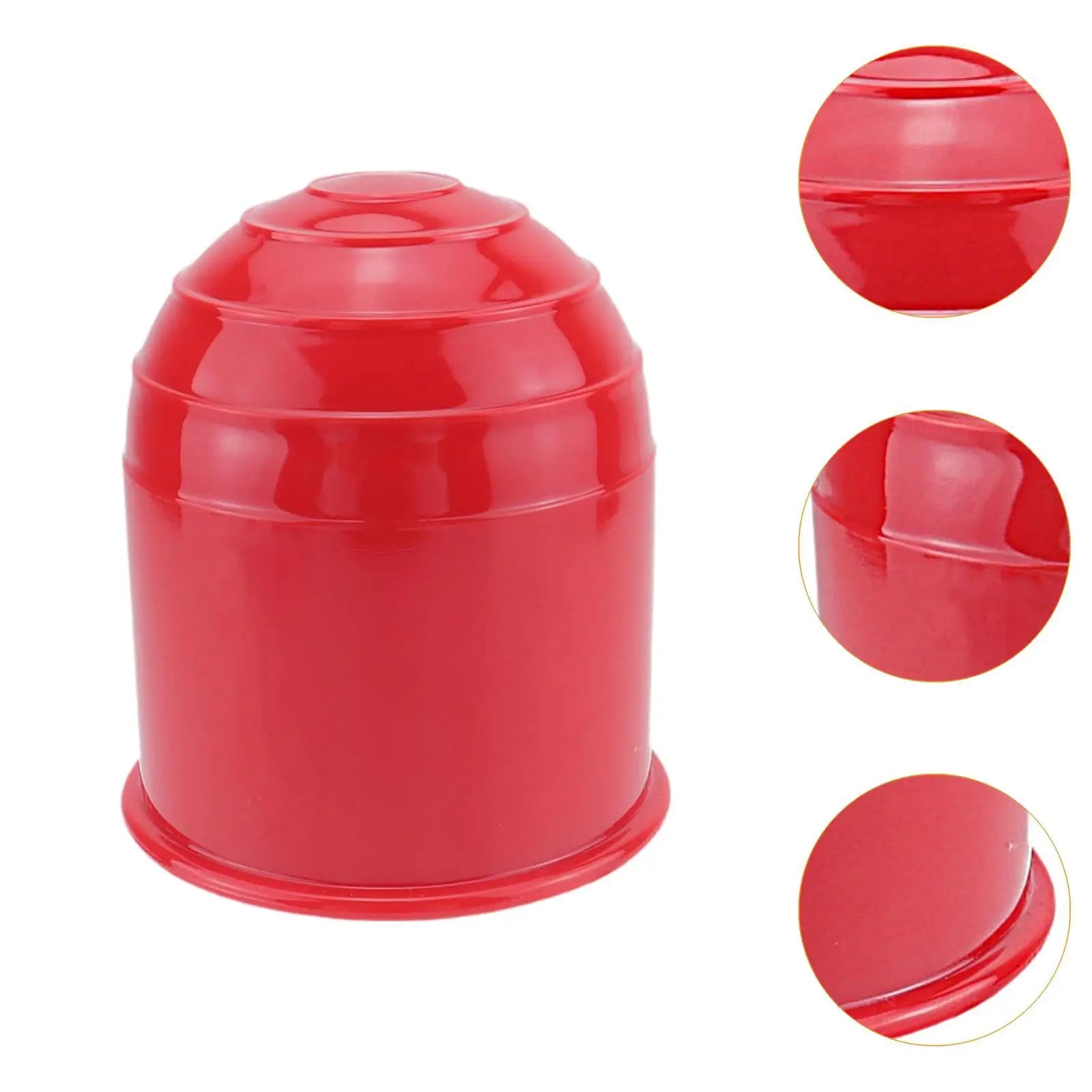 Generic Vehicle Tow Bar Ball Cover Protector Cap, Accessories, 50mm ,Portable Trailer Hitch Cover for Trailer Red Trucks RV