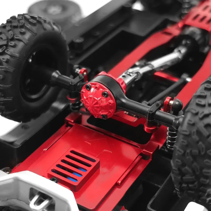 B78B-Metal Rear Axle Bridge With Drive Shaft Kit For LDRC LD1297 LD1279 RC Car Upgrade Parts Accessories