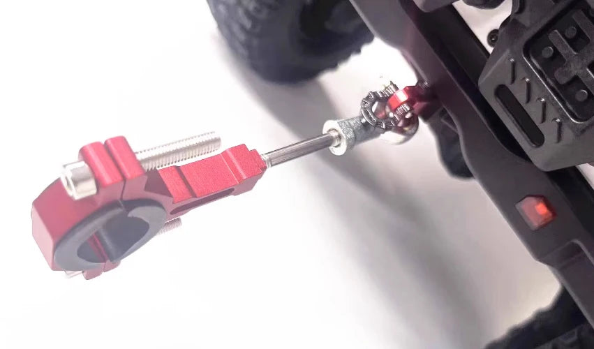 Simulation Metal Hook Linker Trailer Fixtures Accessories for 1/10 RC Crawler Car Traxxas TRX4 Relalo MK07 DIY Upgrade Parts