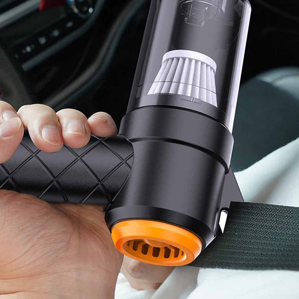 6 In 1 Blowing Suction Car Cleaner Type-C Rechargeable High Power Vacuum Cleaner Multifunctional for Car Home Keyboard Cleaning