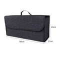 2026 Trunk Organizer With Lid Sturdy Car Storage Bag Collapsible Trunk Organizer Soft Felt Storage Box For Car Trunk Grocery Suv