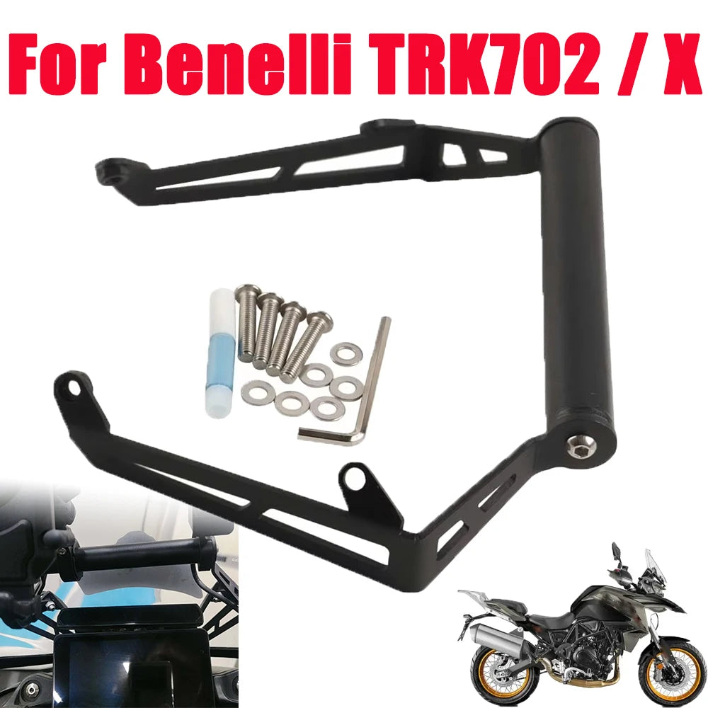 Motorcycle Accessories For Benelli TRK702X TRK702 TRK 702X TRK 702 X Mobile Phone Stand Holder GPS Navigation Support Bracket
