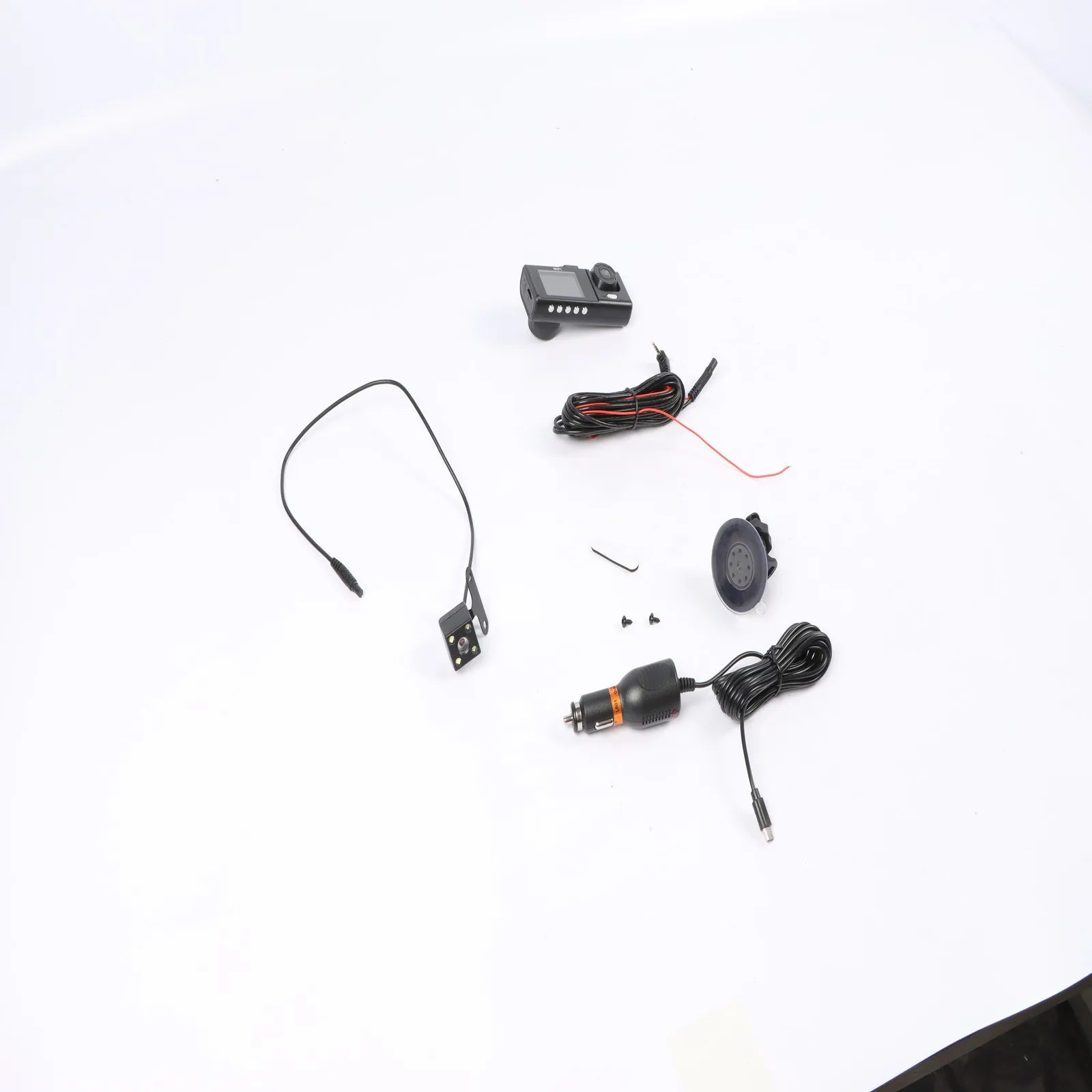 3 Channel 1080P WiFi Dash Cam FOR Universal Vehicle Systems Front Rear Interior Recording