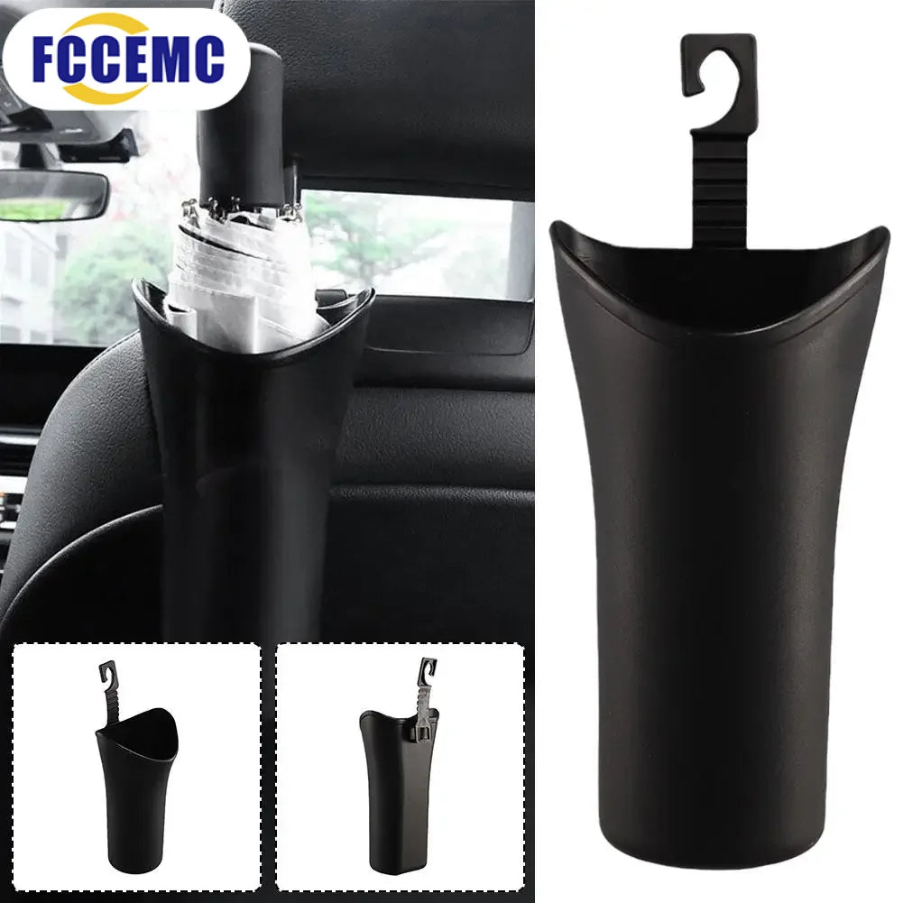 Car Umbrella Storage Box Organizer Versatile Space Saving Auto Umbrella Rack Holder Car Backseat Cup Holder Car Garbage Can