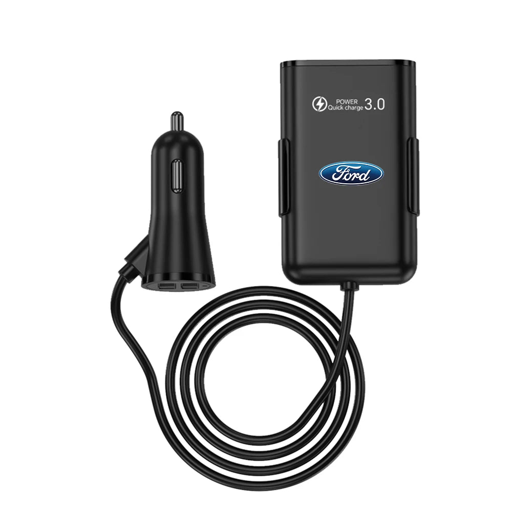 Car charger 25W QC3.0 PD Dual Line Fast Charging Car-Charger For Phone Quick Charge Type C Charger For Mustang Fiesta ST ford