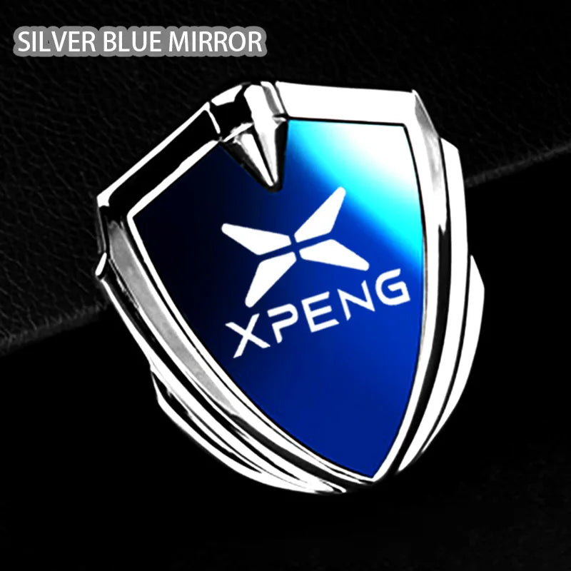 For Xiaopeng Xpeng G6 G9 P7 P7I G3 G3i P5 MONA M03 2025 Accessories Car Body Metal Shield Decorative Sticker Modification Emblem