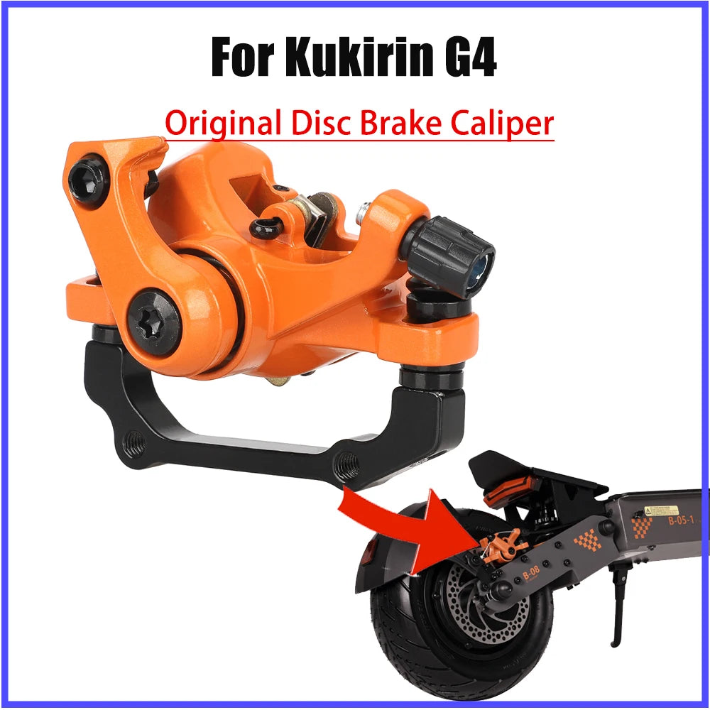 Pinza de freno delantera y trasera para patinete eléctrico G4, base de freno de disco para patinete Kukirin G4, accesorios de freno de disco.