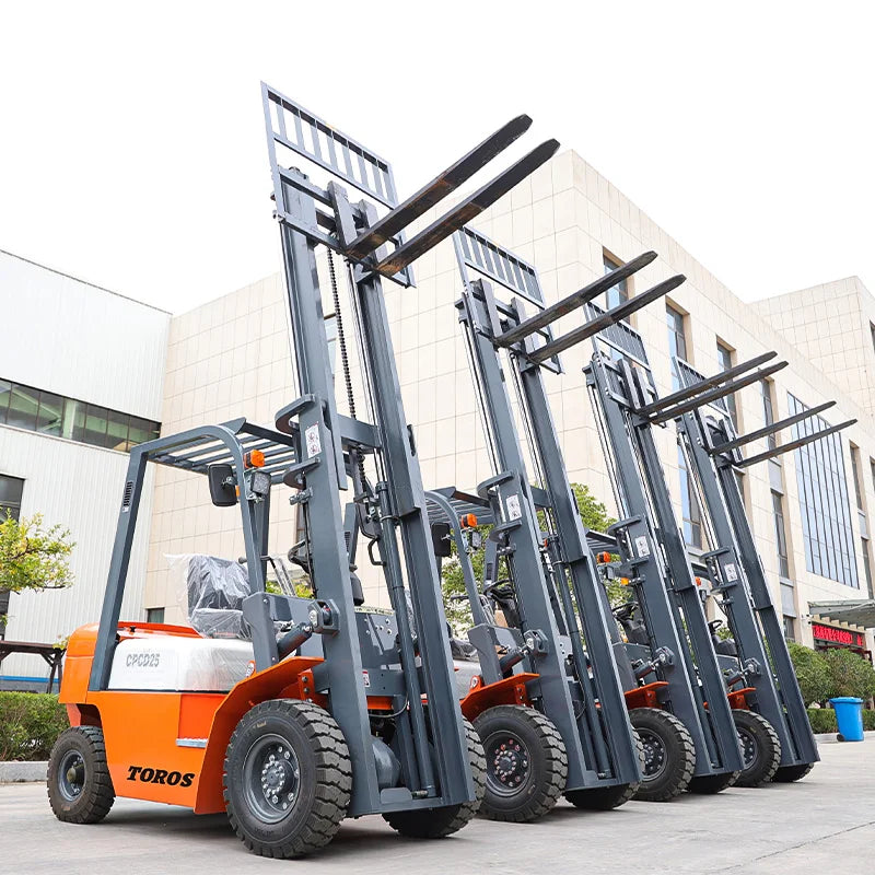 Customized 1 Ton 1.5 Ton 3ton 4 Ton 5 Ton Engine Diesel Forklift Parts Forklifts Price for Material Handling