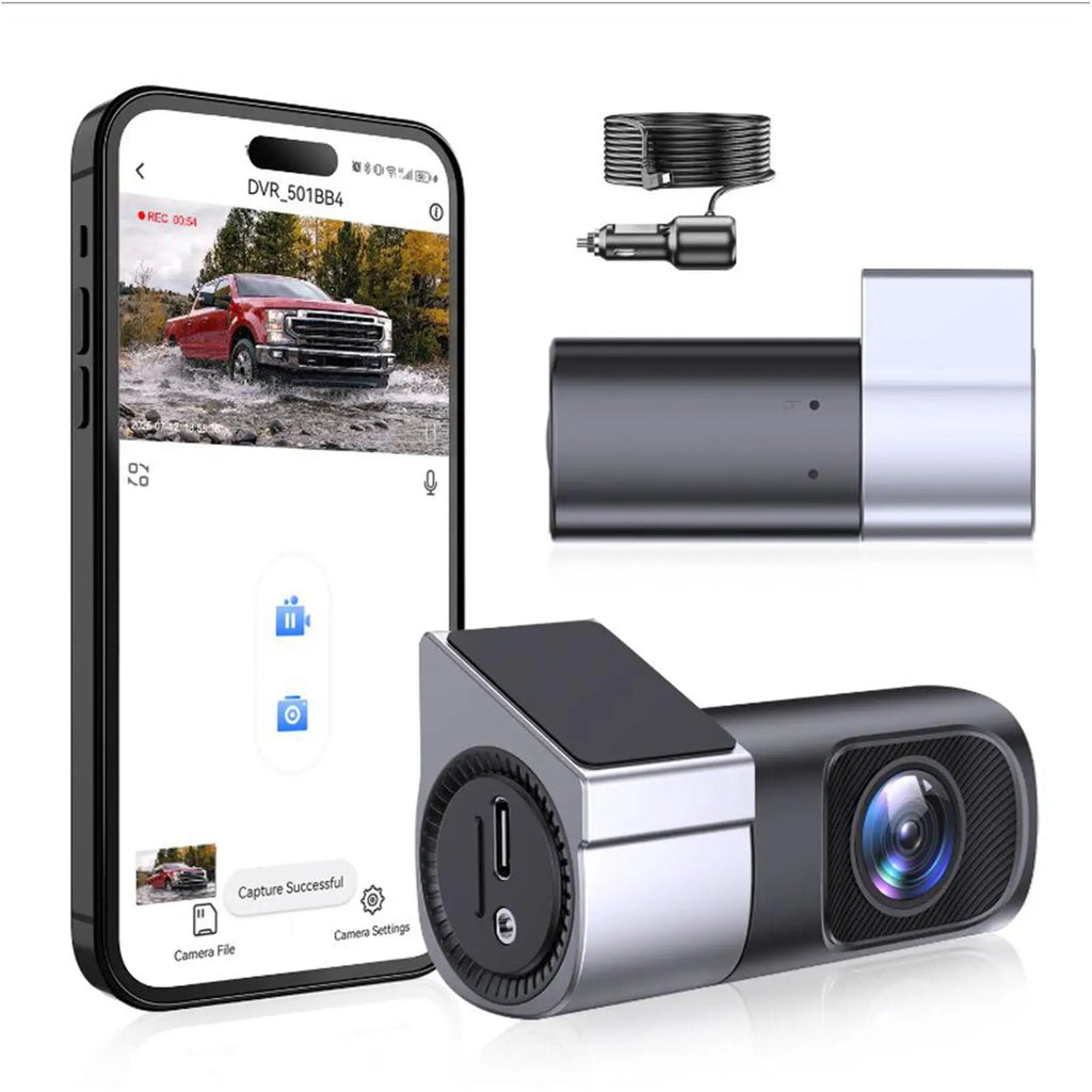 Dash Cam Driving Recorder with Wi-Fi Loop Recording Night Vision Wide Viewing Car Camera Drive Recorder For Trailer RV Truck